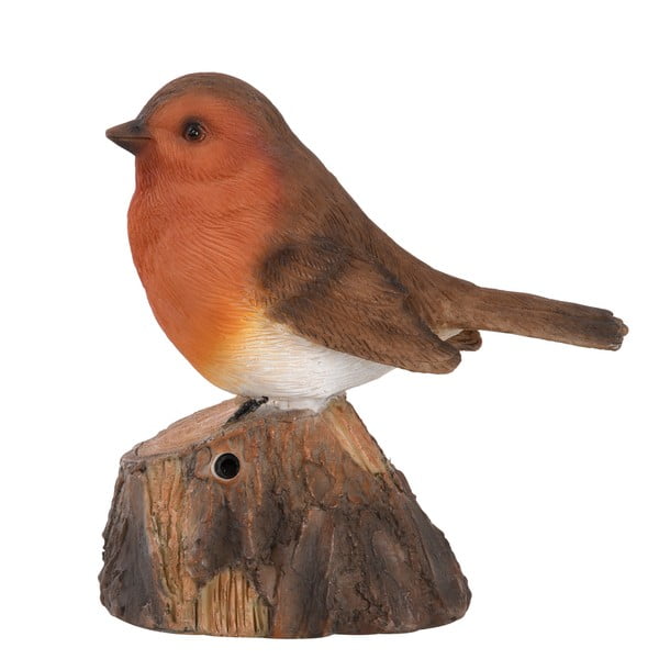 Polyresinová zahradní soška zpívající ptáček – Esschert Design-image-1