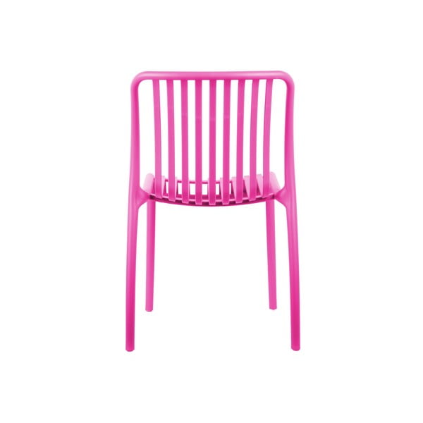 Růžová plastová jídelní židle Glee – Leitmotiv-image-1