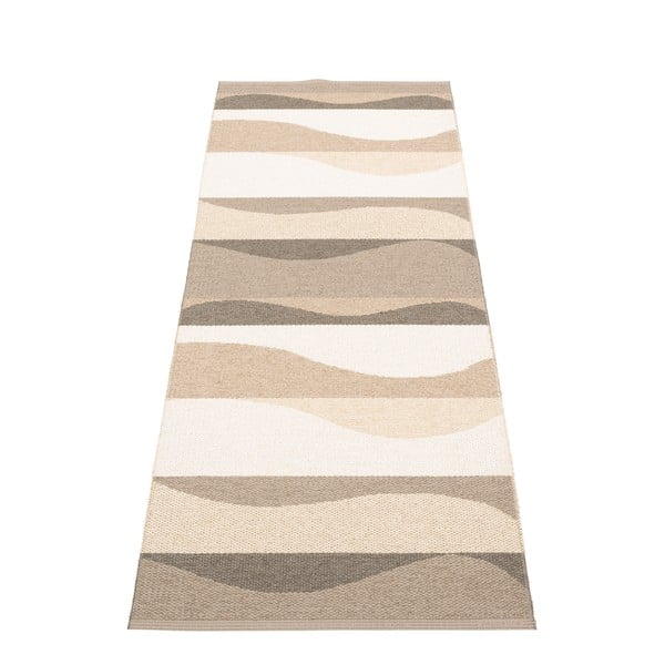 Hnědo-béžový vnitřní a venkovní běhoun 70x200 cm Urvi Earth – Pappelina-image-2