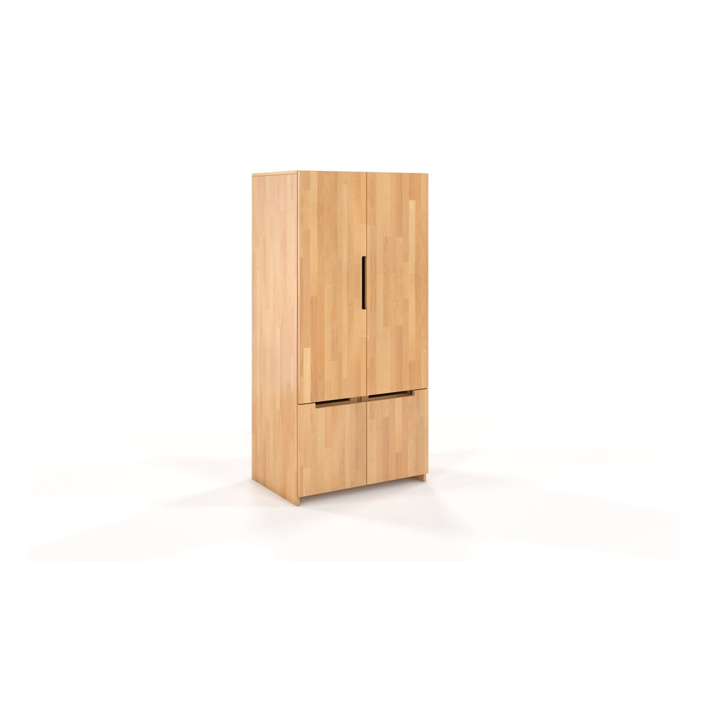 Šatní skříň z bukového dřeva 86x180 cm Bergman - Skandica