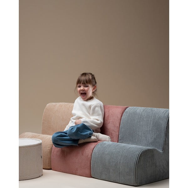 Světle hnědé manšestrové dětské křesílko Cloud – Wigiwama-image-2