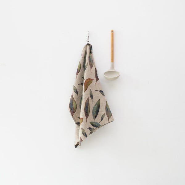 Lněná utěrka 65x65 cm Golden Fall – Linen Tales