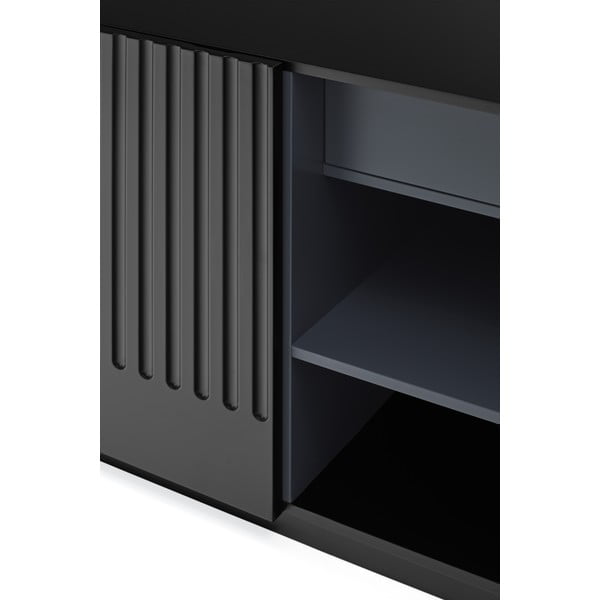 Černá komoda Teulat Doric, šířka 150 cm-image-1