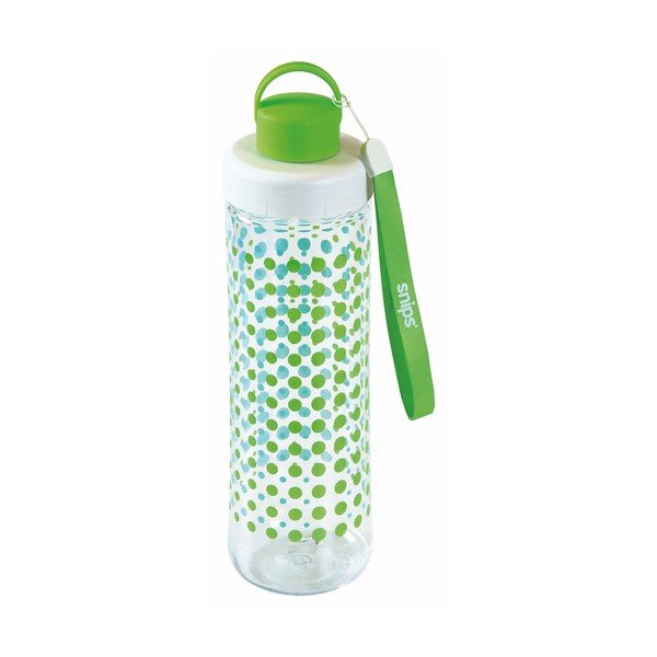 Zelená lahev na vodu Snips Decorated, 750 ml