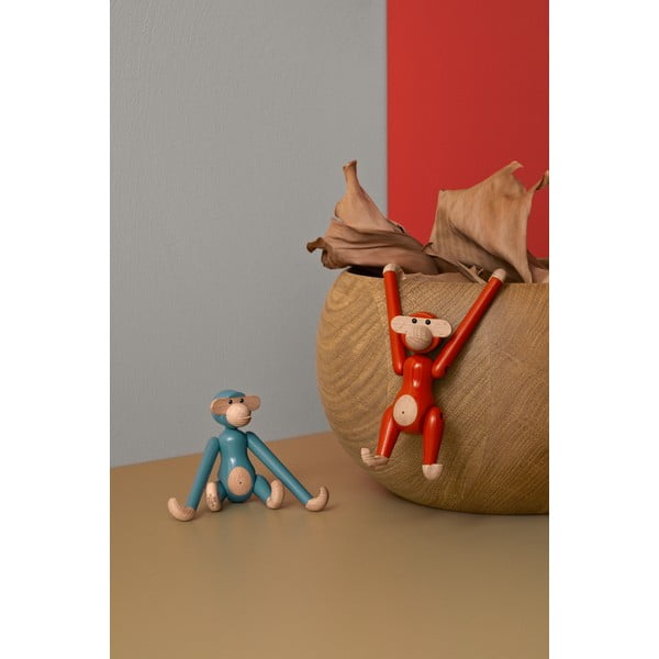 Dřevěná soška (výška 9,5 cm) Monkey Mini – Kay Bojesen Denmark-image-2