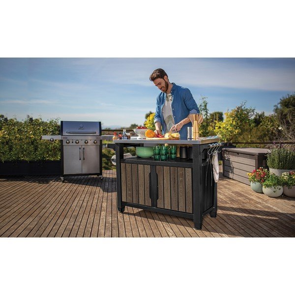 Zahradní barový stolek 134x52 cm Deco – Keter-image-4