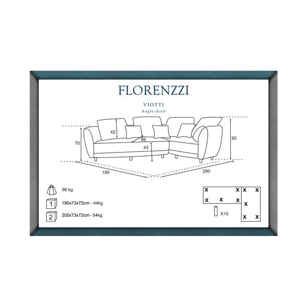 Hnědošedá pohovka Florenzzi Viotti, pravý roh-image-4