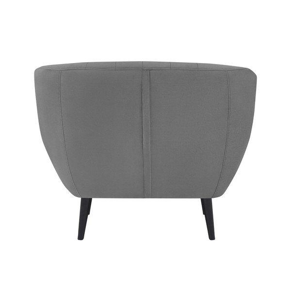 Šedé křeslo Mazzini Sofas Toscane, černé nohy-image-3