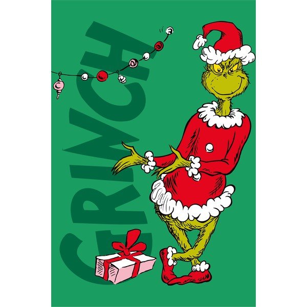 Zelená dětská deka z mikroflanelu 100x150 cm Grinch – Jerry Fabrics