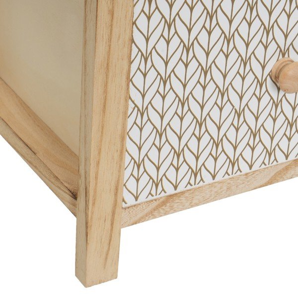 Vysoká komoda z masivu pavlovnie v přírodní barvě 34x78 cm – Casa Selección-image-4