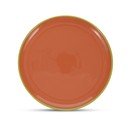 Zelený/oranžový talíř z kameniny ø 26 cm Duo – ONA