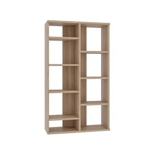 Knihovna v dekoru dubu v přírodní barvě 72x124 cm Keota – Kalune Design