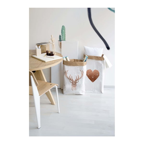 Úložný pytel z recyklovaného papíru Really Nice Things Most Heart-image-1