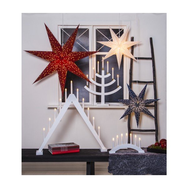 Bílý vánoční LED svícen Star Trading Trill, výška 79 cm-image-4