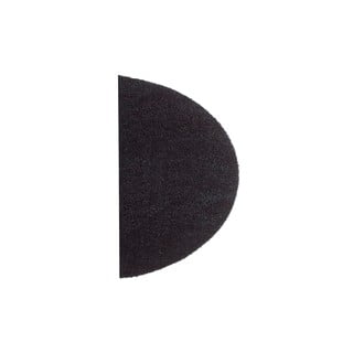 Černá rohožka Hanse Home Soft and Clean, 75 x 50 cm