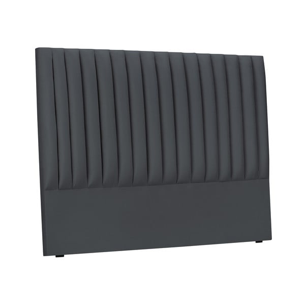 Antracitové čalouněné čelo postele 160x120 cm NJ - Cosmopolitan Design-image-2