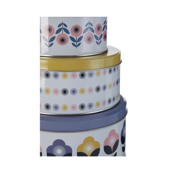 Dekorativní kovové úložné boxy s víkem v sadě 3 ks Joni – Premier Housewares-image-3