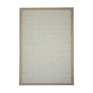 Hnědo-modrý venkovní koberec Floorita Chrome, 200 x 290 cm