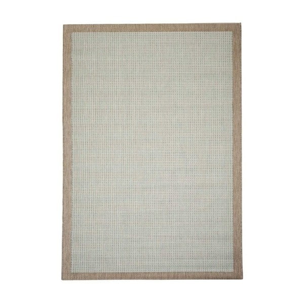 Hnědo-modrý venkovní koberec Floorita Chrome, 200 x 290 cm