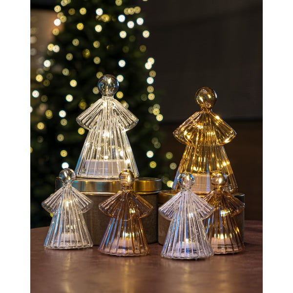 Hnědé světelné dekorace v sadě 2 ks ø 6,5 cm Alberte – Sirius-image-3