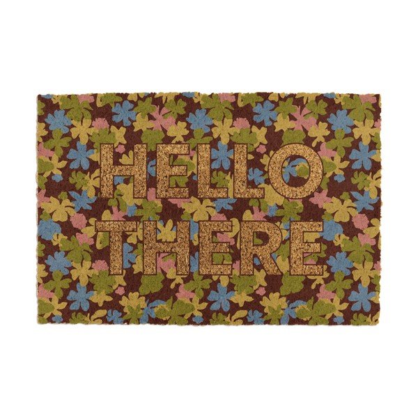 Rohožka z kokosového vlákna 40x60 cm Hello There – Artsy Doormats