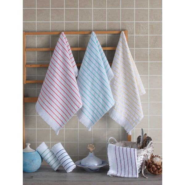 Bavlněné utěrky v sadě 6 ks 40x60 cm Fabia – Foutastic-image-1