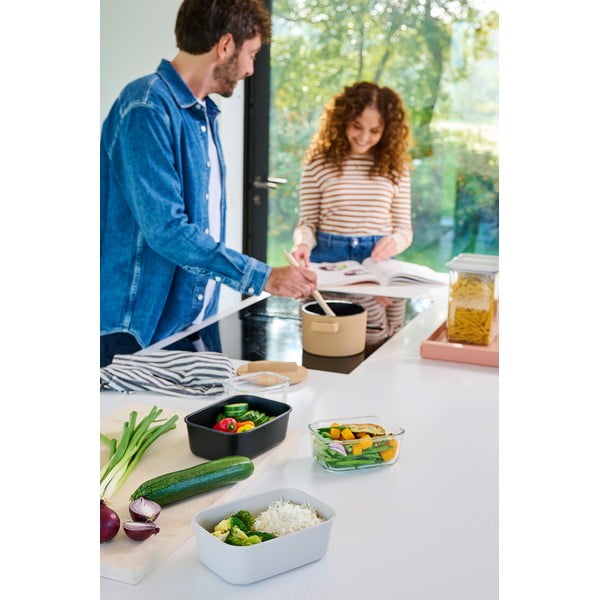 Potravinové krabičky v sadě 3 ks Nordic white – Mepal-image-4