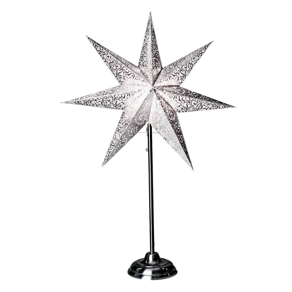 Svítící hvězda se stojanem Antique Grey, 70 cm