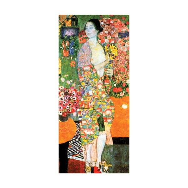 Gustav Klimt - obraz The Dancer, 90x40 cm