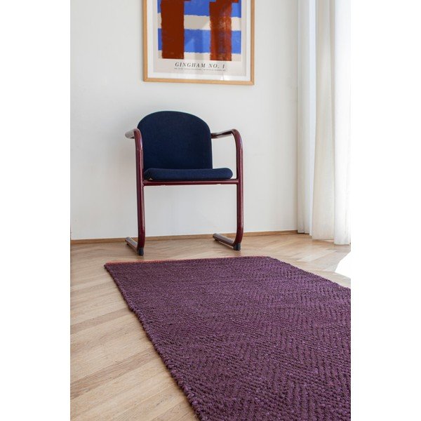 Vínový jutový běhoun 70x150 cm Notes – Mette Ditmer Denmark-image-1
