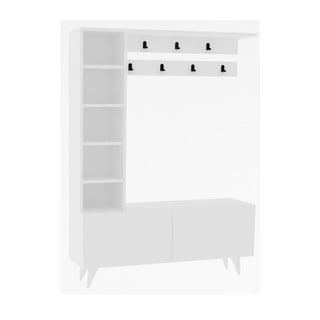 Bílá předsíňová sestava Bahar – Kalune Design