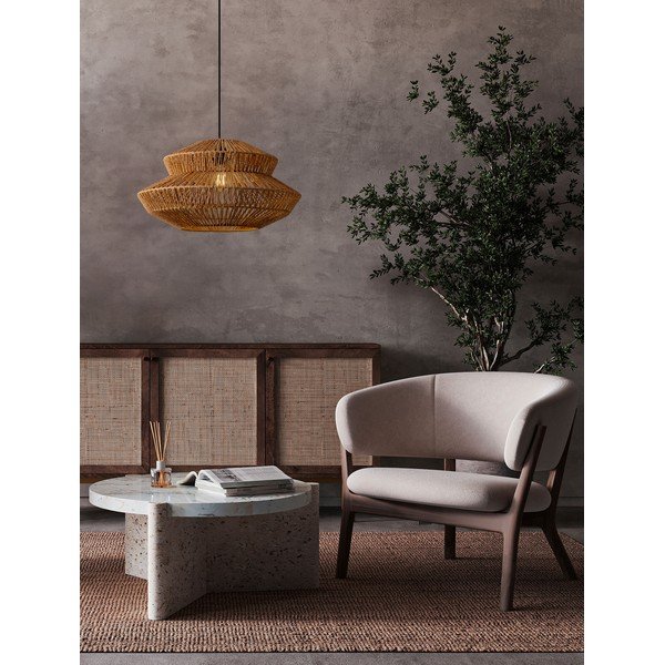 Provazové závěsné svítidlo v přírodní barvě ø 50 cm Nua – Nova Luce-image-2