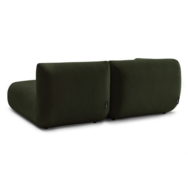 Zelená manšestrová rohová pohovka (pravý roh) Lecomte – Bobochic Paris-image-4