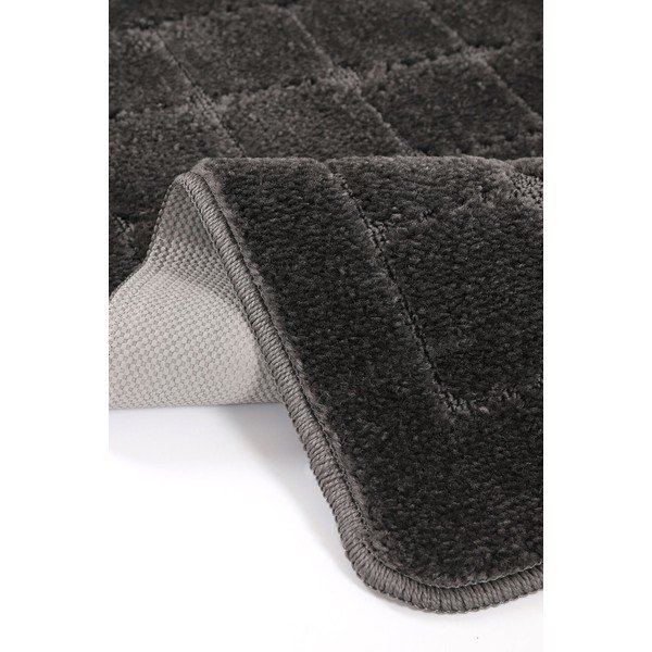 Antracitové koupelnové předložky v sadě 2 ks 50x80 cm Kareli – Foutastic-image-3