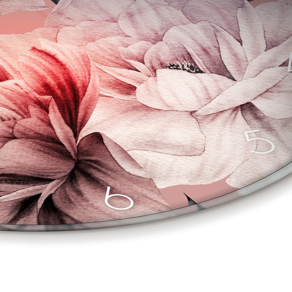 Skleněné nástěnné hodiny ø 30 cm - Styler-image-4