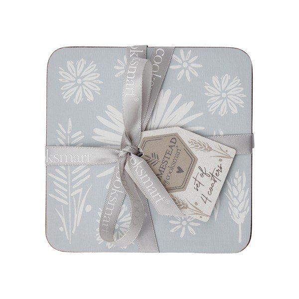 Světle modré korkové podtácky v sadě 4 ks Homestead – Cooksmart ®-image-1