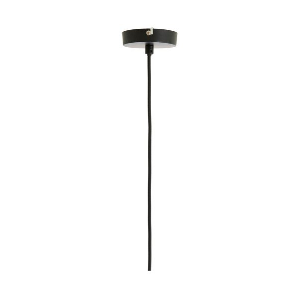 Taupe závěsné svítidlo s textilním stínidlem ø 10 cm Malaika – Light & Living-image-4