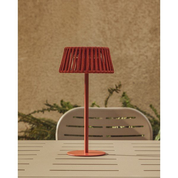 LED stolní /přenosné solární venkovní svítidlo (výška 30 cm) Aldet – Kave Home-image-1