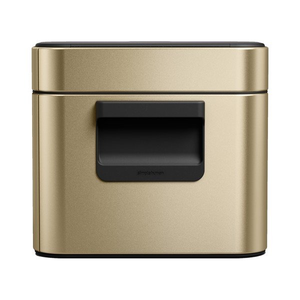 Nádoba na kompostovatelný odpad v matně zlaté barvě 4 l – simplehuman-image-2