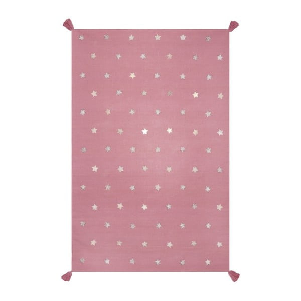 Ručně tkaný růžový koberec Art For Kids Voyage, 110 x 160 cm