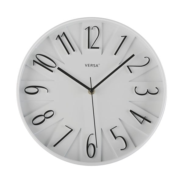 Nástěnné hodiny Reloj Blanco, 30 cm