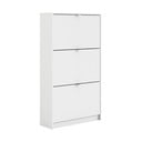 Bílý výklopný botník Shoes – Tvilum