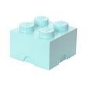 Světle modrý úložný box čtverec LEGO®