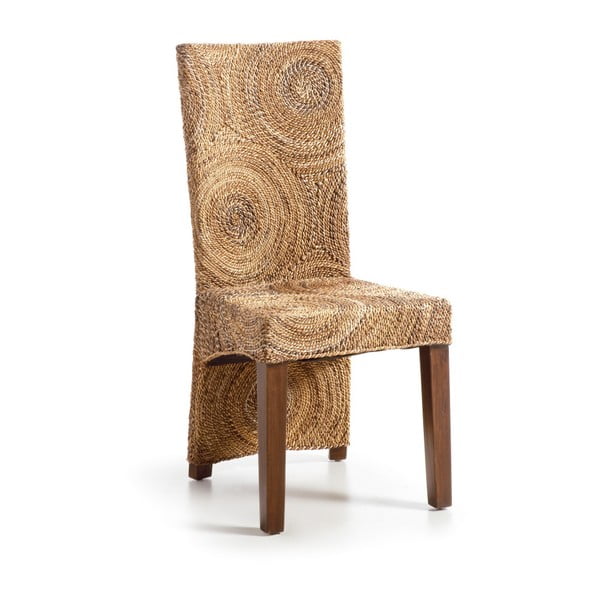 Ratanová židle s dřevěnou konstrukcí Moycor Banana Circles