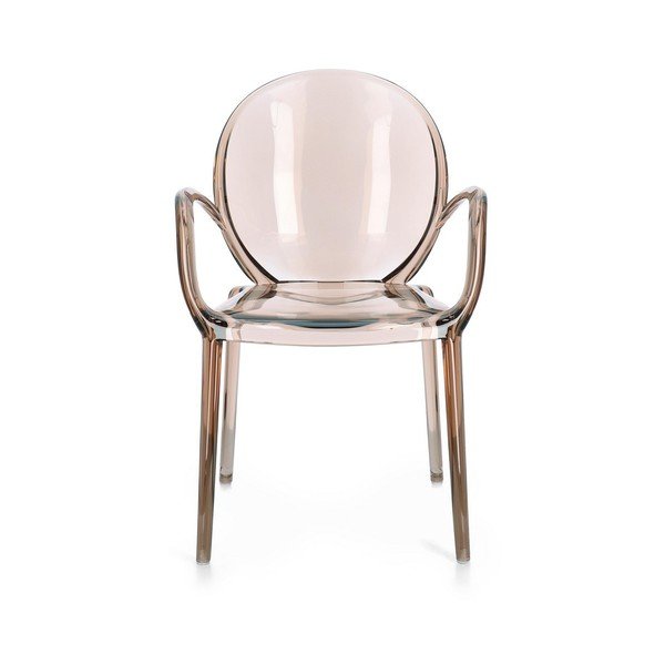 Světle hnědá plastová zahradní židle Camilla – Bizzotto-image-2