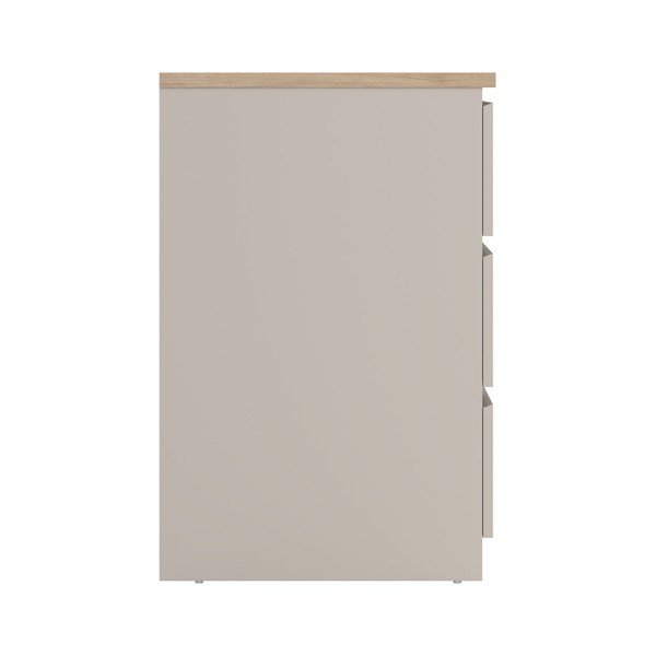 Krémová komoda 77x76x50 cm Naia – Tvilum-image-4