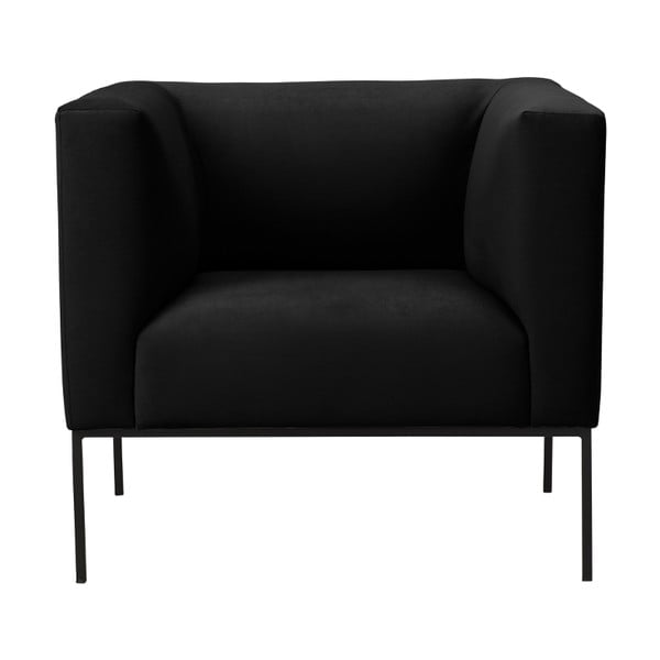 Černé křeslo Windsor & Co Sofas Neptune