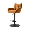 Oranžové barové židle s nastavitelnou výškou v sadě 2 ks Marilla – Unique Furniture
