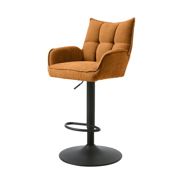 Oranžové barové židle s nastavitelnou výškou v sadě 2 ks Marilla – Unique Furniture