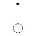 Černé kovové závěsné svítidlo Opviq lights Vivi